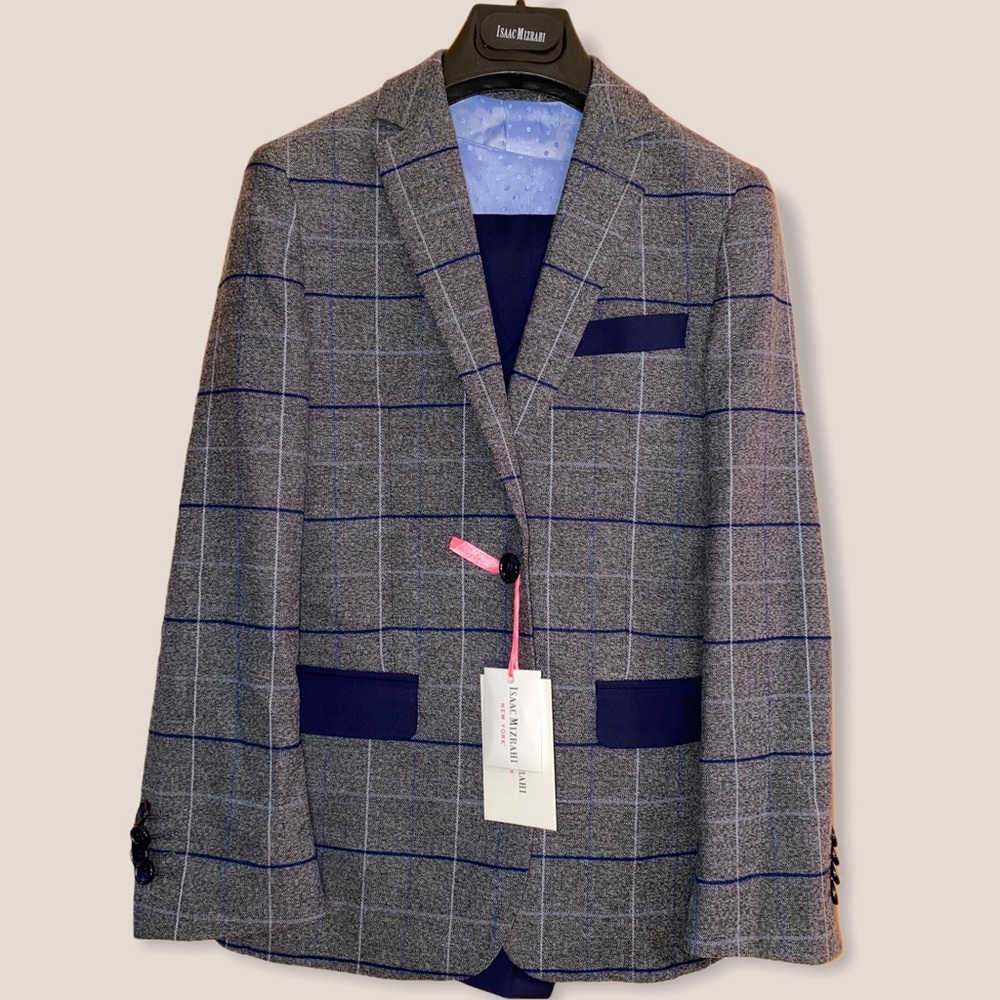 Isaac Mizrahi Boys 3-piece Suit Size 10